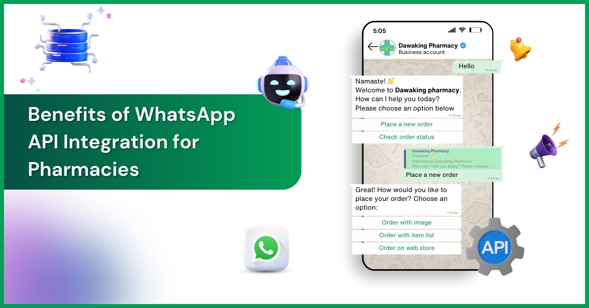 Benefits of WhatsApp API Integration for Pharmacies