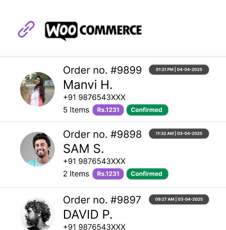 SEND ORDER NOTIFICATIONS ON WHATSAPP