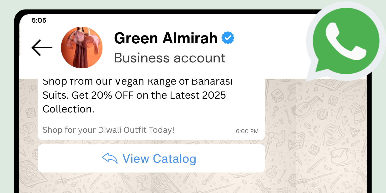 For WhatsApp Store Catalog