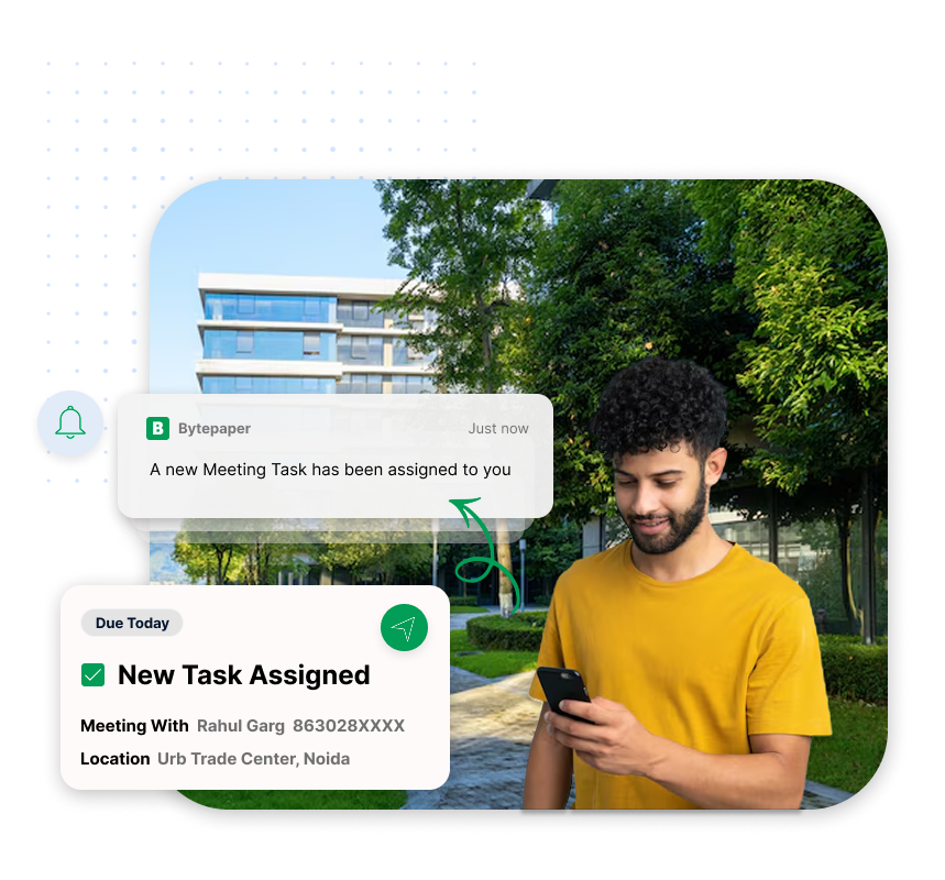 Manage your Leads with bytepaper's Fielsforce App