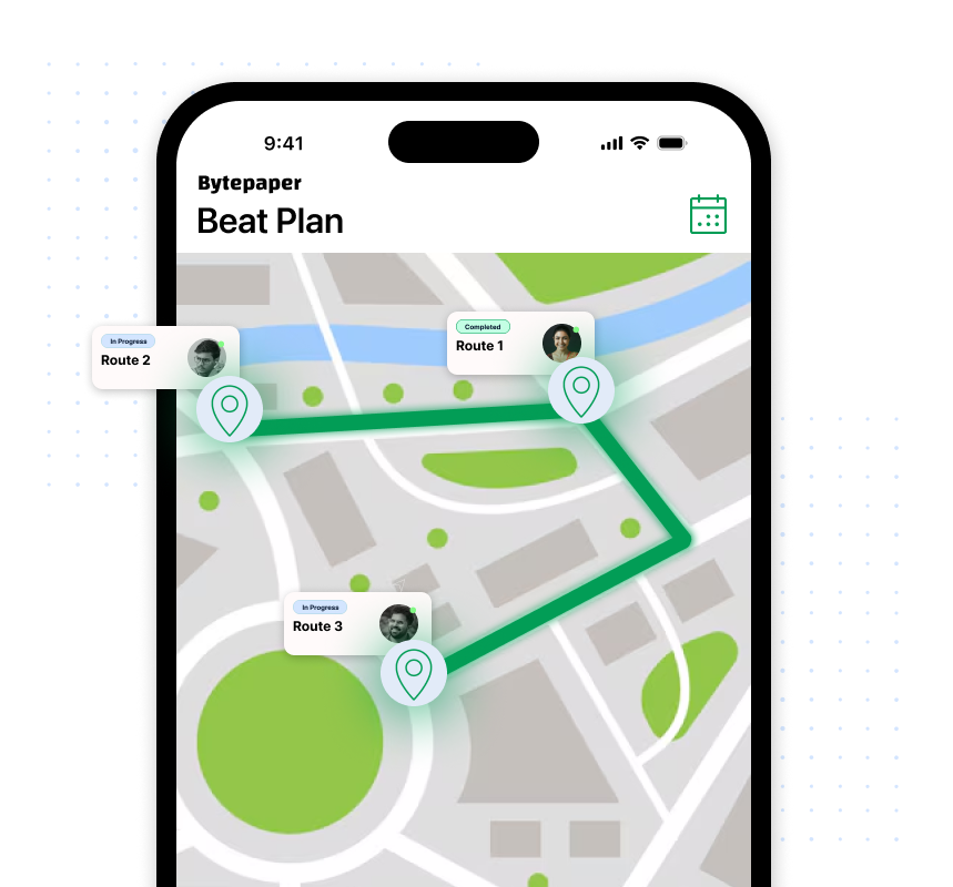 Plan Smarter Routes Every Day with Bytepaper's Fieldforce App